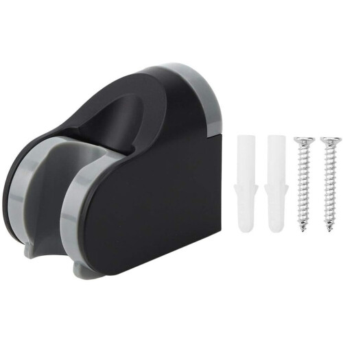 ABS matte black shower head bracket hand spray adjustable mobile base
