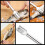 2 Pack Fish Scale Brush Stainless Steel Fish Scale Remover 5