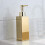 Standing Soap Dispenser Square Lotion Soap Dispenser, Gold 4