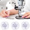 Plastic Spools for Sewing Machine Clear Sewing Machine Accessories (25pcs, Clear) 6