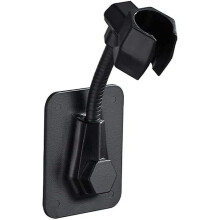 Universal Adjustable Wall Mount Shower Bracket, Swivel (Black)