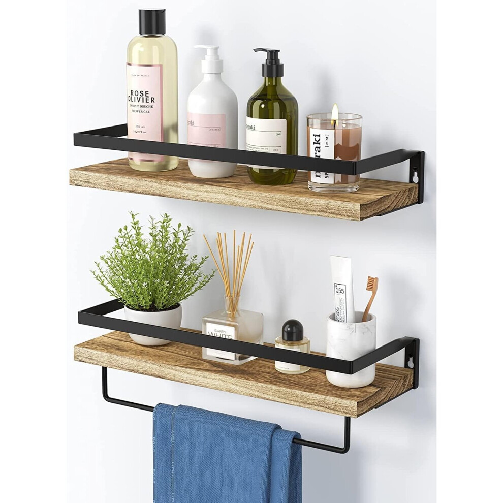 floating shelf, removable towel rail, wall-mounted shelf