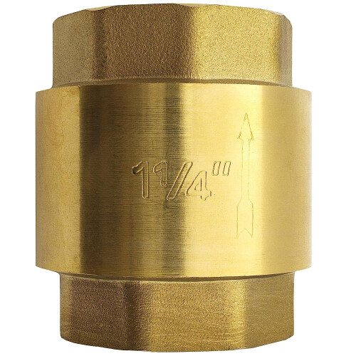 1 1/4" non-return check valve is sturdy, rustproof and waterproof 2