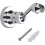 Shower Bracket Brass Wall Mount Handheld Shower Head and Hose - Chrome Plated 360 Degree Adjustable 1
