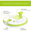 Salad Dryer Quick Design Drying and Draining Lettuce and Vegetables (Green) 4