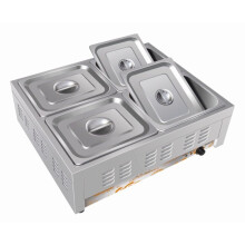 Bain Marie 4 Pan Food Warmer Commercial Stainless Steel Buffet