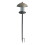 Selections Pole Mounted Metal Bird Seed Feeder Table with Dome Roof 1