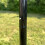 Selections Pole Mounted Metal Bird Seed Feeder Table with Dome Roof 6