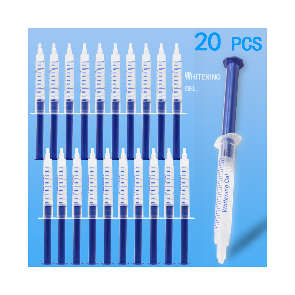 20 pcs Teeth Whitening 44% Peroxide Dental Bleaching System Oral Gel Kit