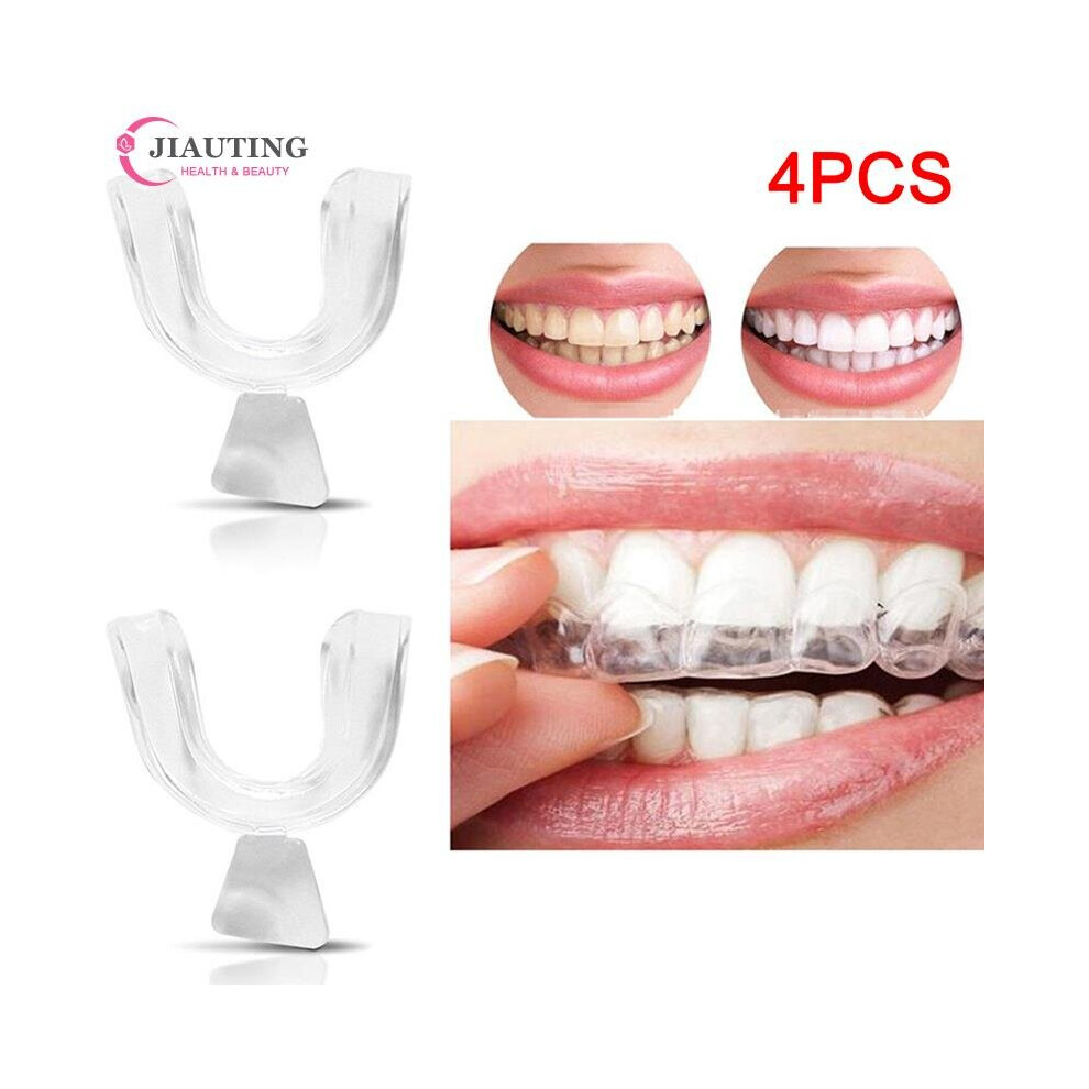 Aihontai 4Pcs Silicone Night Mouth Guard For Teeth Clenching Grinding Dental Mouth