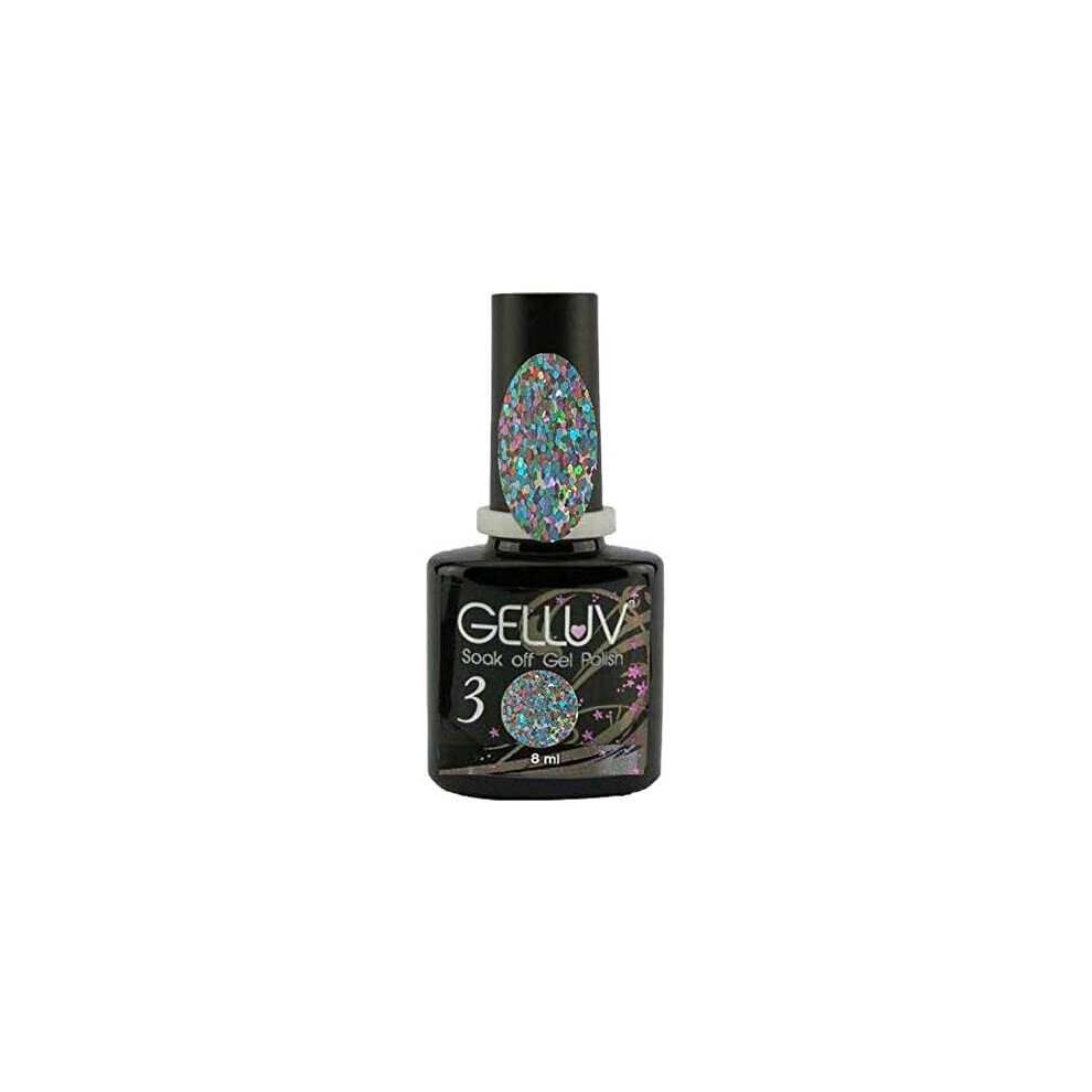 Gelluv (Greatest Showman) Professional Nail Polish Iconic Top Base Coat Autumn Collection - 8Ml