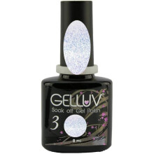 (Primrose) Gelluv Soak Off Nail Polish Top Base UV Coat Primavera Collection Spring 8ml
