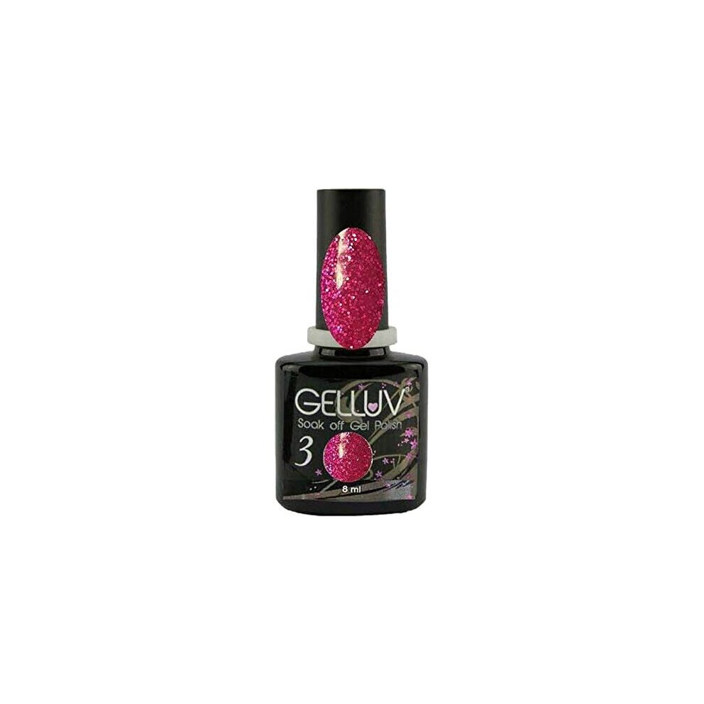 Gelluv (Flash Dance) Professional Nail Polish Iconic Top Base Coat Autumn Collection - 8Ml