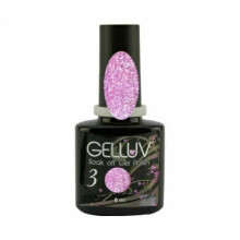 (Sugar Rose) Gelluv Nail Polish Gel Colour UV LED Top Coat Soak Off Summer Collection - 8ml