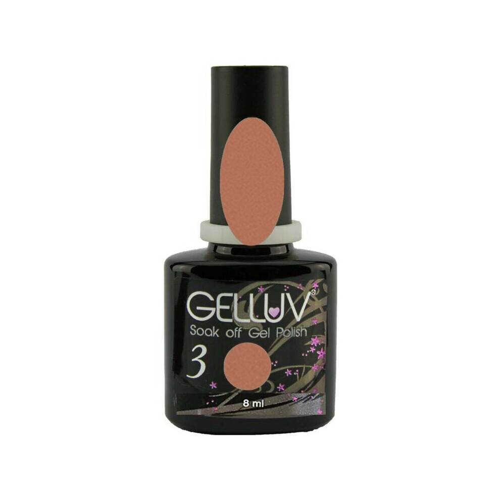 Gelluv (Hazel) 8Ml Nail Polish Autumn Spice Collection Soak Off Gel Uv Led Top Coat