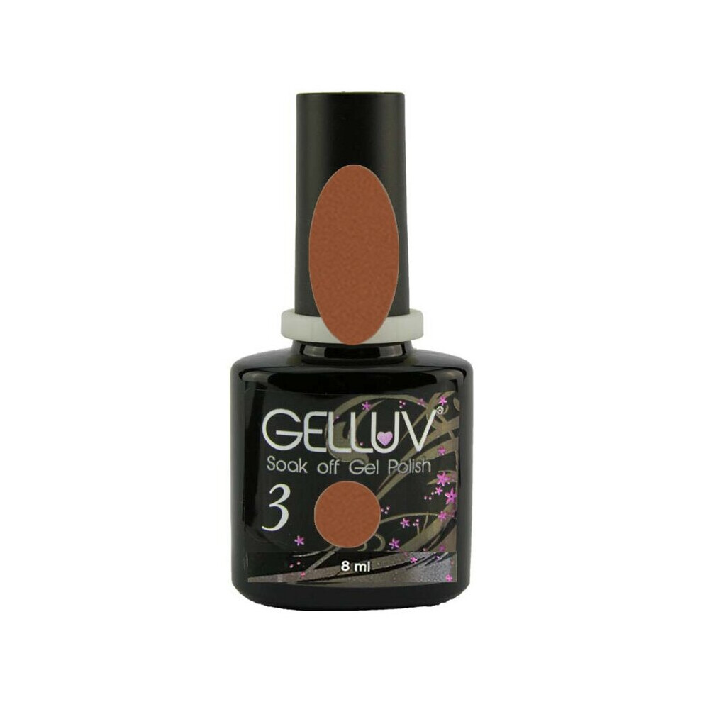 Gelluv (Cocoa) 8Ml Nail Polish Autumn Spice Collection Soak Off Gel Uv Led Top Coat