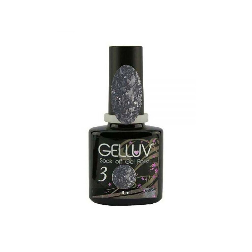 Gelluv (A Star Is Born) Professional Nail Polish Iconic Top Base Coat Autumn Collection - 8Ml