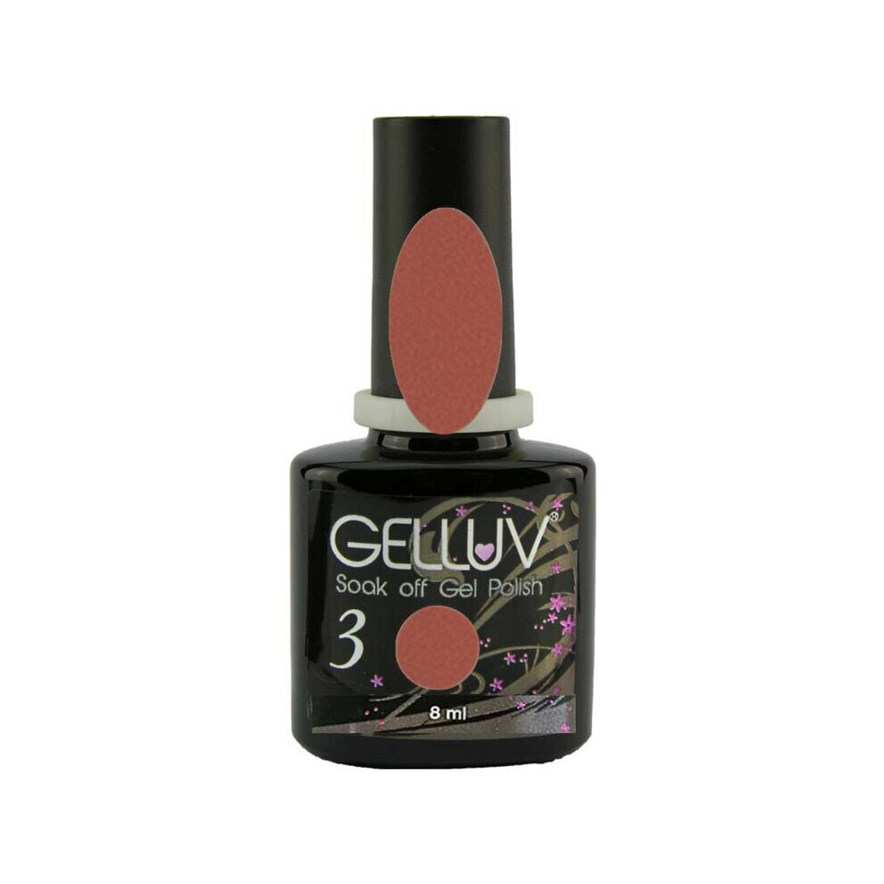 Gelluv (Mocha) 8Ml Nail Polish Autumn Spice Collection Soak Off Gel Uv Led Top Coat