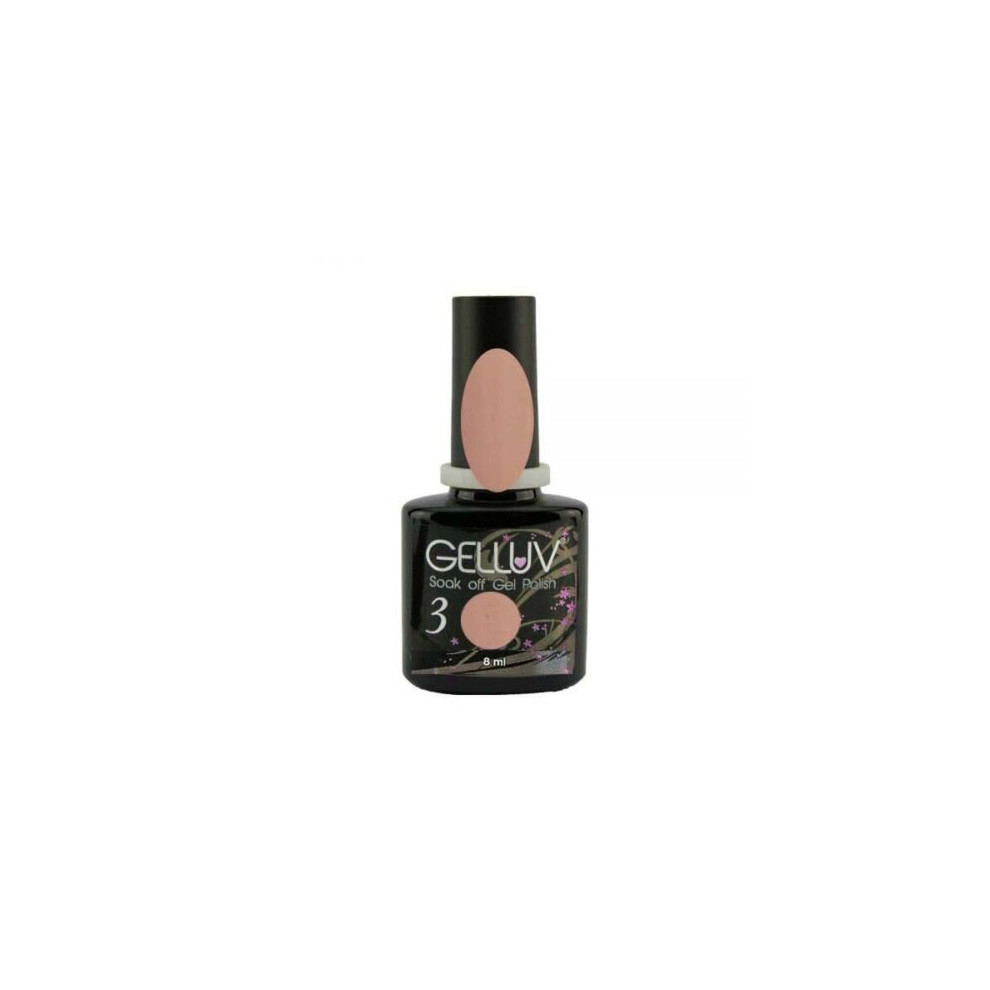 Gelluv (Lily Bloom) Nail Polish Professional Soak Off Uv Led Top Base Coat Collection 8Ml