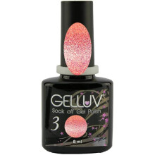 (Orchid) Gelluv Soak Off Nail Polish Top Base UV Coat Primavera Collection Spring 8ml