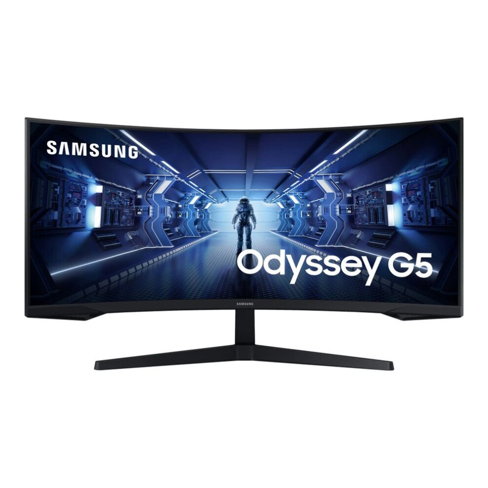 Samsung Curved Gaming Monitor Odyssey G5 - 86.4 Cm (34") - 3440 X 1440 Wqhd