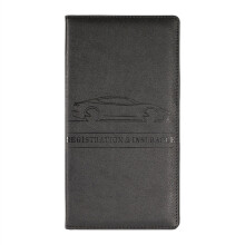Multifunction Durable Car Registration Insurance Driver Driving Documents 6colors PU Leather Long Holder Cover