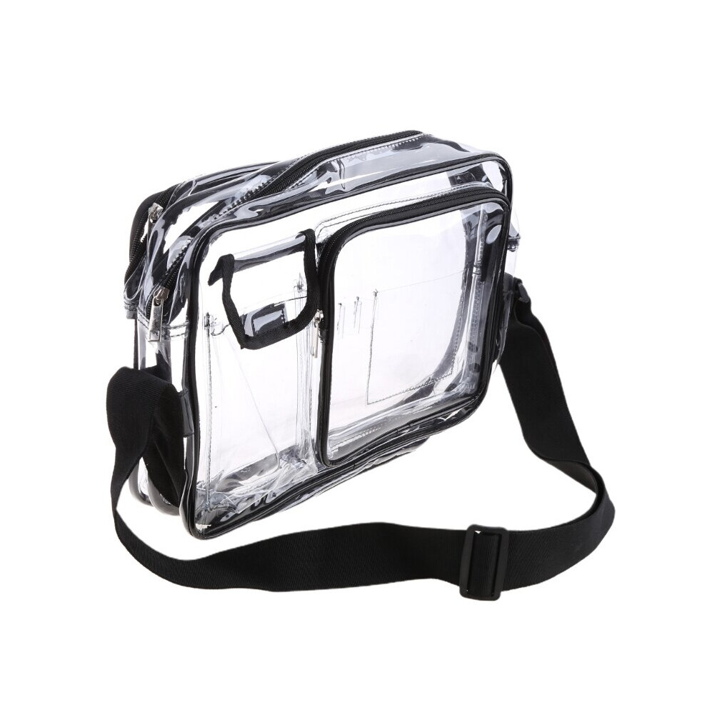 14 Inch Anti-Static Cleanroom Clear Tool Bag Zipper Closure Pvc For Engineer Shoulder Crossbody Pack Working Pouch Drop 885662666845