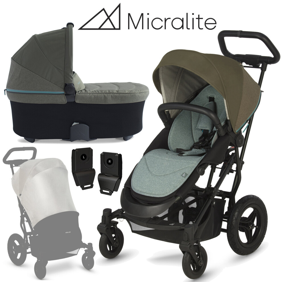 Micralite Silvercross Smartfold Baby Carrycot Rain Sun Cover from 0-4Y