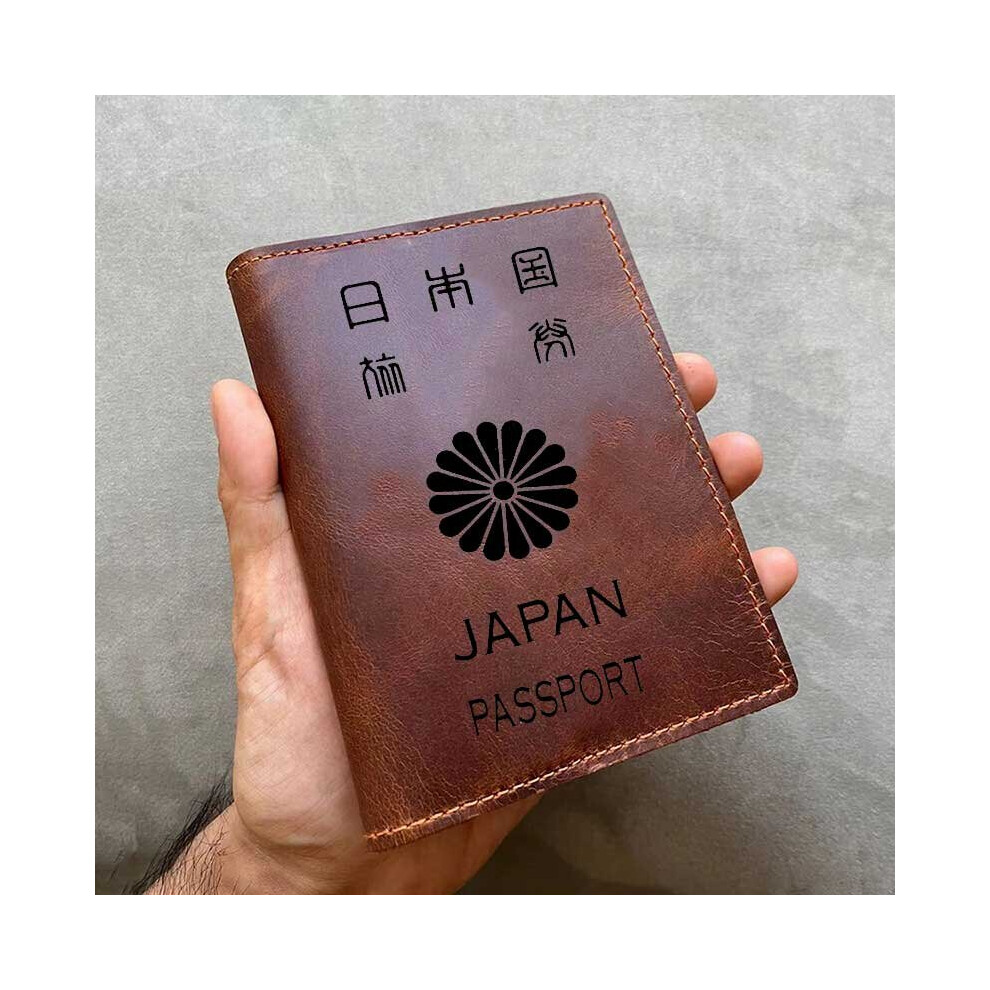 Real Leather Japan Passport Cover Men Leather Japanese Passport Cover Covers for Passports Passport Case-image-OPC-PBTSSDR-NEW
