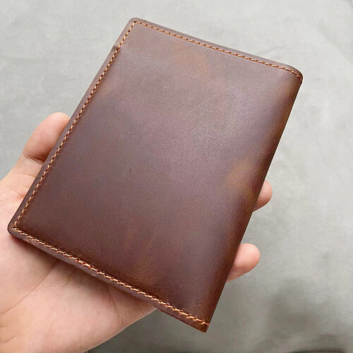 Real Leather Japan Passport Cover Men Leather Japanese Passport Cover