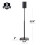 SANUS WSSE1A2 Height-Adjustable Speaker Stand for Sonos Era 100 Black, Pair 3