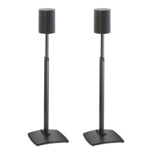 SANUS WSSE1A2 Height-Adjustable Speaker Stand for Sonos Era 100 Black, Pair