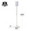 SANUS WSSE1A2 Height-Adjustable Speaker Stand for Sonos Era 100 White, Pair 5