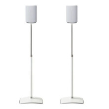 SANUS WSSE1A2 Height-Adjustable Speaker Stand for Sonos Era 100 White, Pair