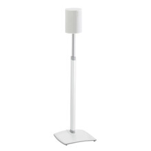 SANUS WSSE1A1 Height-Adjustable Speaker Stand for Sonos Era 100 White, Single