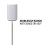 SANUS WSSE1A1 Height-Adjustable Speaker Stand for Sonos Era 100 White, Single 3
