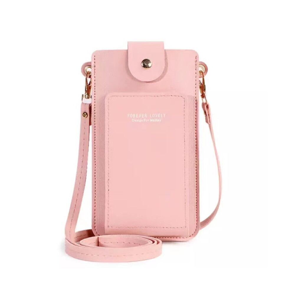 Letter Universal Touch Screen Mobile Phone Bag For Samsung/Iphone/Huawei/Htc/Lg Wallet Case Shoulder Bags Cover Handbag Pouch Multicoloured 885662759035