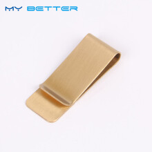 1PC High Brass Metal Money Clip Silver Dollar Cash Clamp Holder Wallet for Men Women Wallet Clip