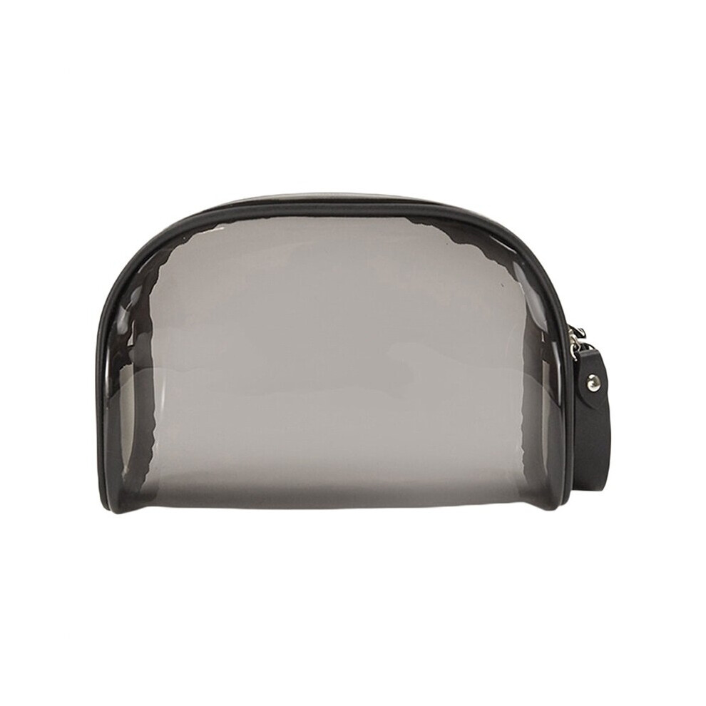 Portable Multipurpose Waterproof Double Zipper Transparent Storage Handbag for Home Travel Cosmetic Bag