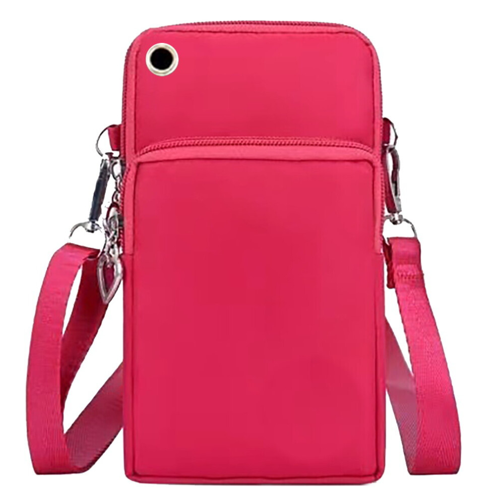 Mobile Phone Bag For Iphone/Huawei/Xiaomi/Samsung Universal Crossbody Bags Wrist Pack Arm Bags With Headset Hole Chest Pattern Multicoloured 885662770450