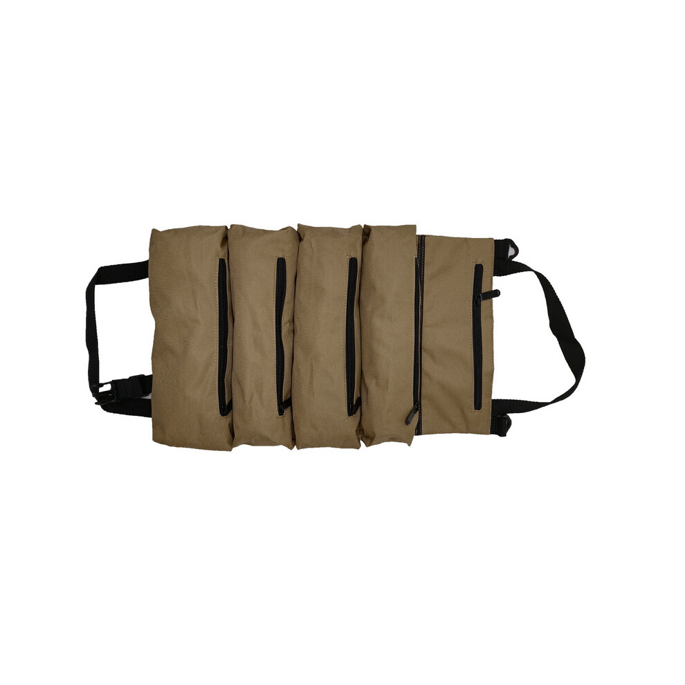Hot Roll Tool Roll Multi-Purpose Tool Roll Up Bag Wrench Roll Pouch Hanging Tool Zipper Carrier Tote 885662780596