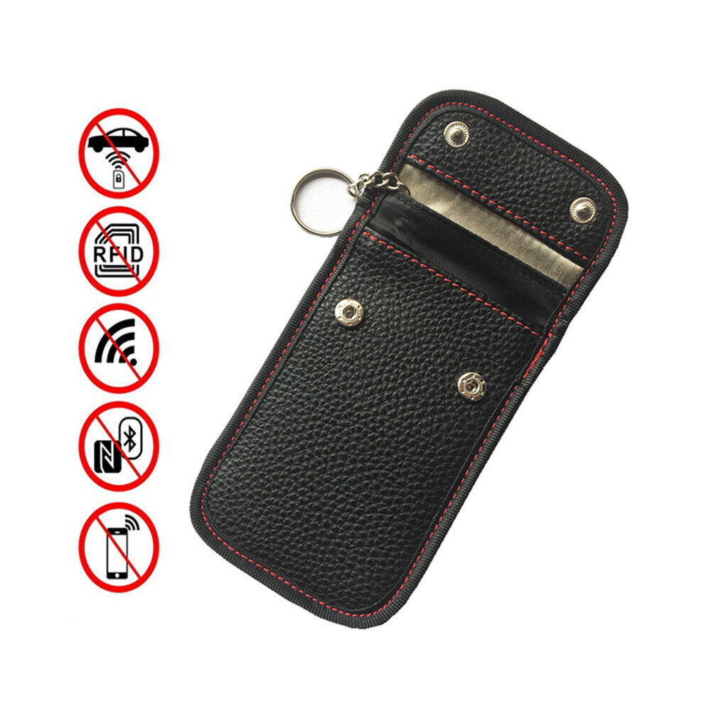 Rfid Signal Blocking Bag For Key Fob Car Anti-Theft Pouch Anti-Hacking Case Blocker Rfid Key Fob Protector For Car Key Fobs Multicoloured 885662848661