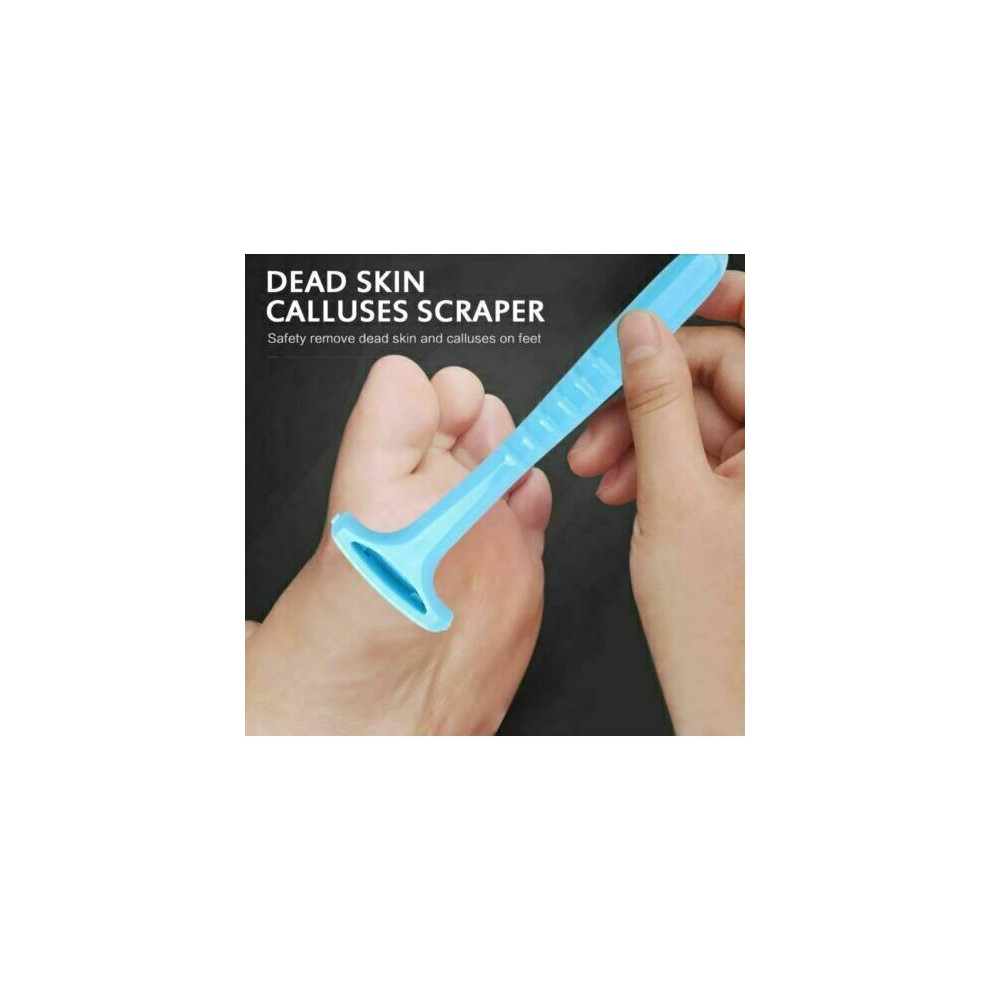 Bghone Blue Callus Remover Shaver Corn Hard Dead Skin Rasp Foot Pedicure Blade Tool