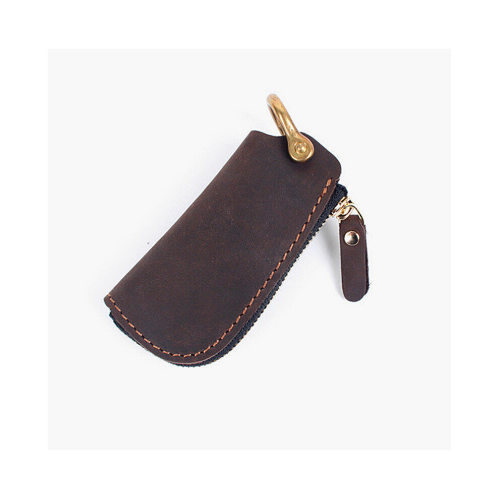 Vintage Car Key Case Keys Pouch Leather Keychain Unisex Key Bag Multifunction Organizer Wallet Holder Smart Housekeeper Multicoloured 885662850077