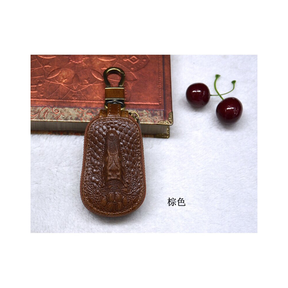 Head Leather Crocodile Head Car Remote Control Cover Leather General Car Key Bag Manufacturer Multicoloured 885662854464