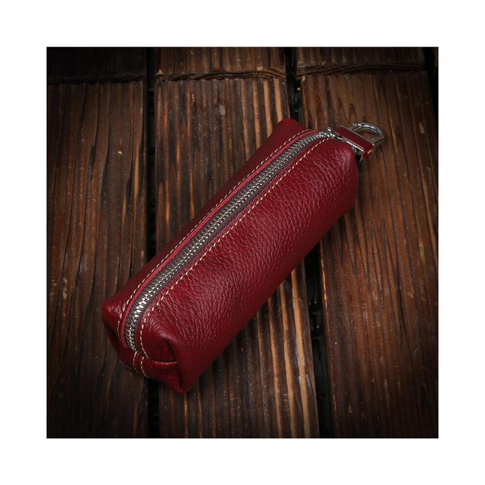 Leather Multi-Function Car Key Bag Zipper Keychain Case Key Pouch Housekeeper Organizer Key Case Cover Multicoloured 885662855102