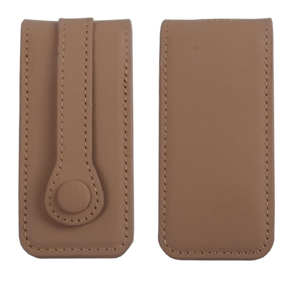 Pull-Out Key Case Holder First Layer Cowhide Household Keychain Storage Bag Creative Universal Car Remote Protect Cover Brown 885662855171