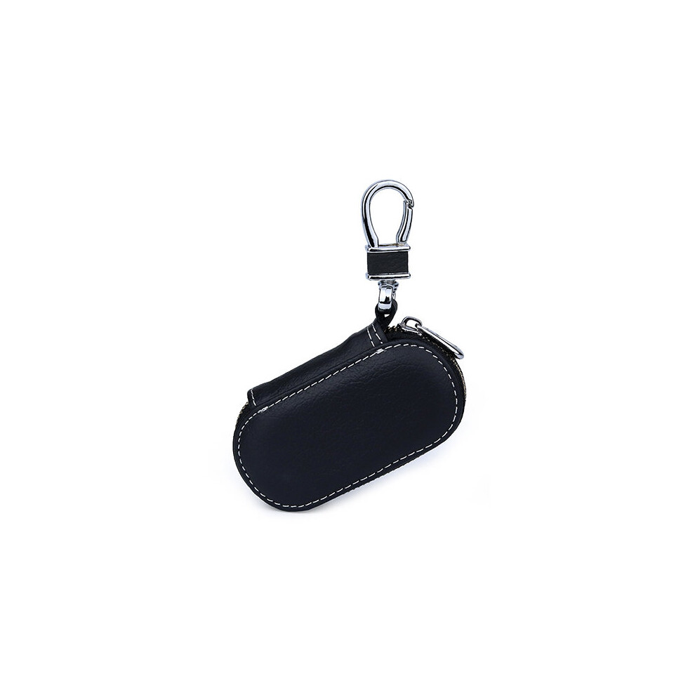 Guaranteed 100% Leather Key Wallets Arrivals Cowhide Key Case For Cars Thread Style Key Wallets Black 885662858356