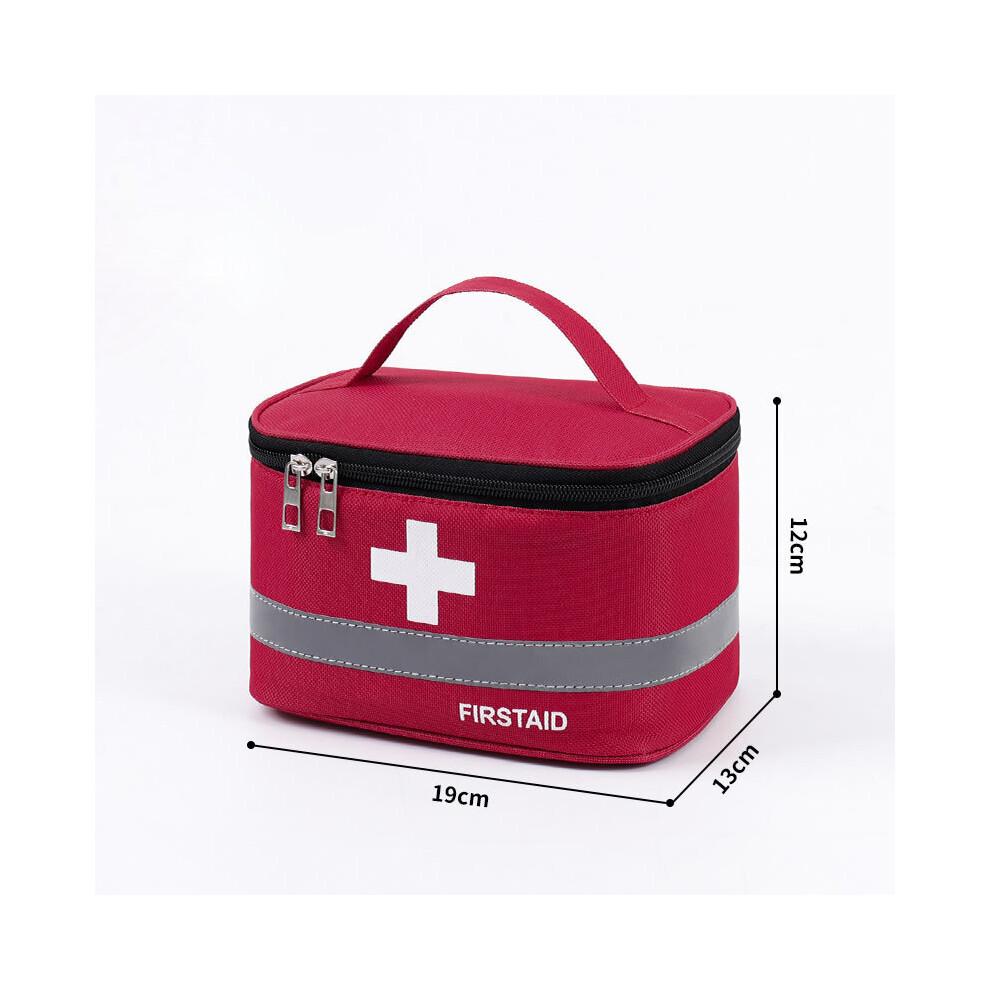 Large Capacity First Aid Kit Medicine Bag Thickened Outdoor Household Medical Emergency Organizer Cabinet Portable Storage Box