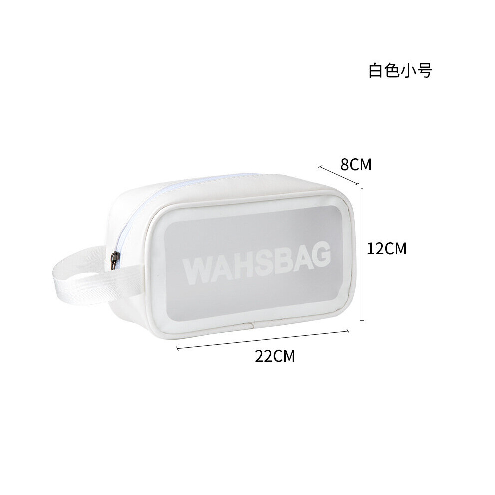 Multicoloured Waterproof Cosmetic Bag Portable Portable Cosmetic Storage Bag Large Capacity Pu Transparent Wash Bag Travel Storage Bag
